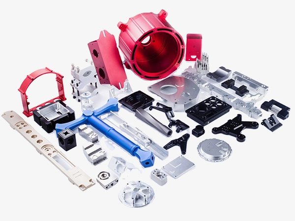 Custom CNC machined parts in metal and plastic for prototype and production applications