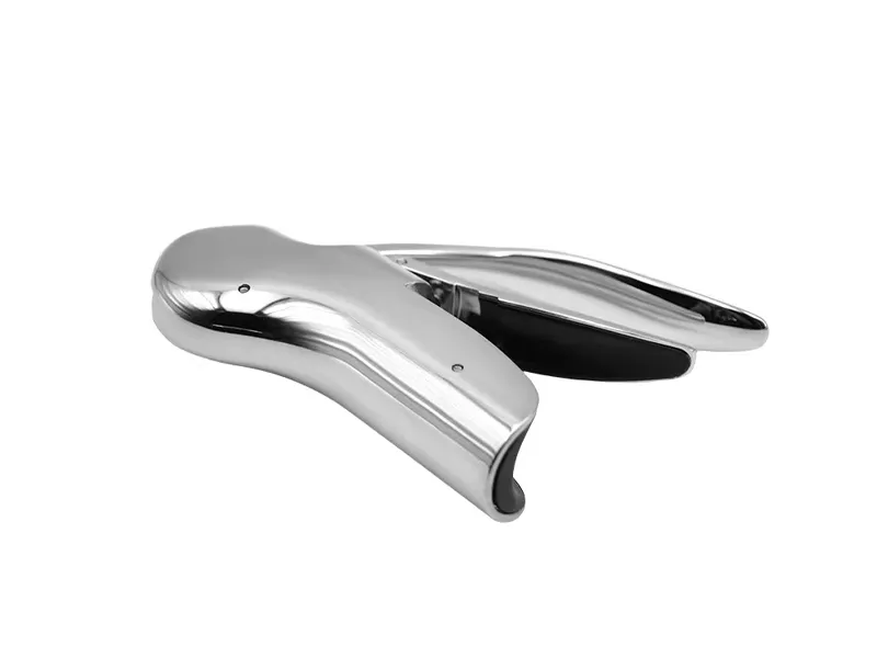 Polished 3D printed metal parts with smooth reflective surface finish